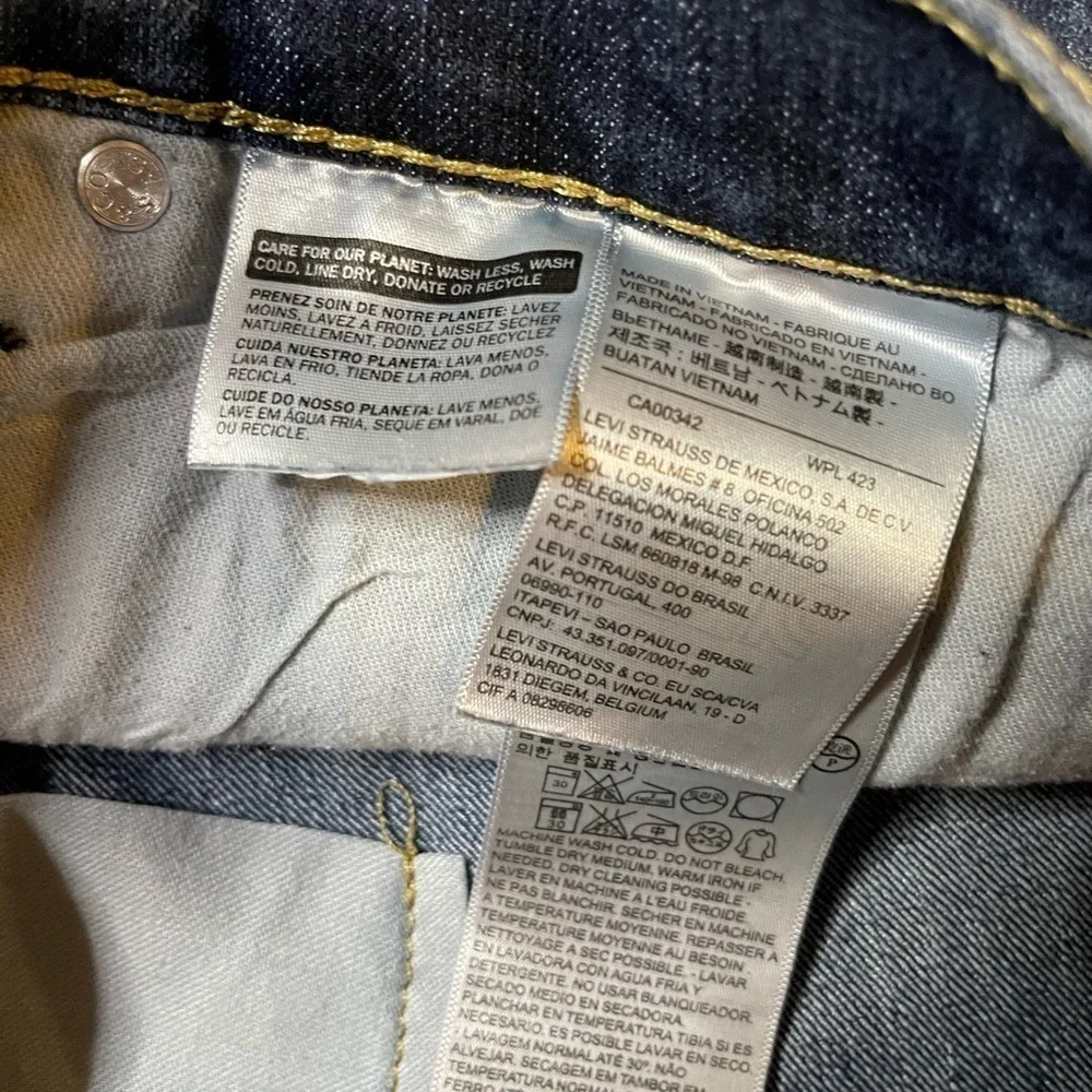 Levi’s Men’s 505 Regular Fit Jeans Size 34/30